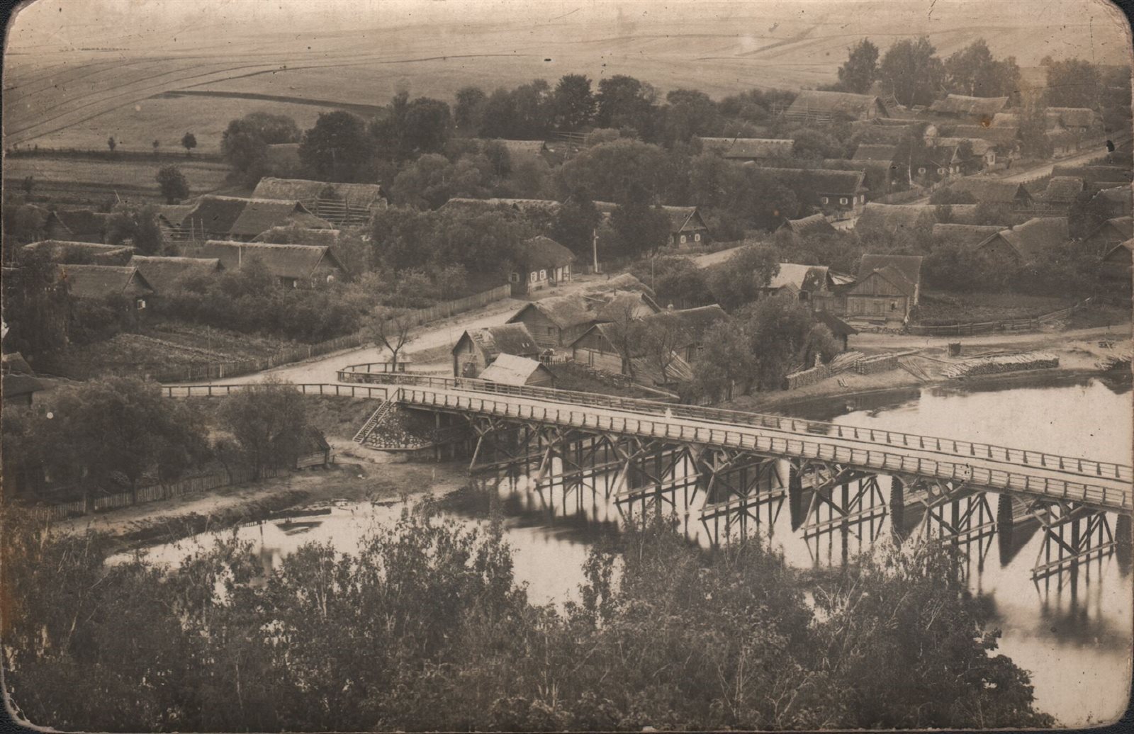 Užupis village, Anykščiai, early 20th century